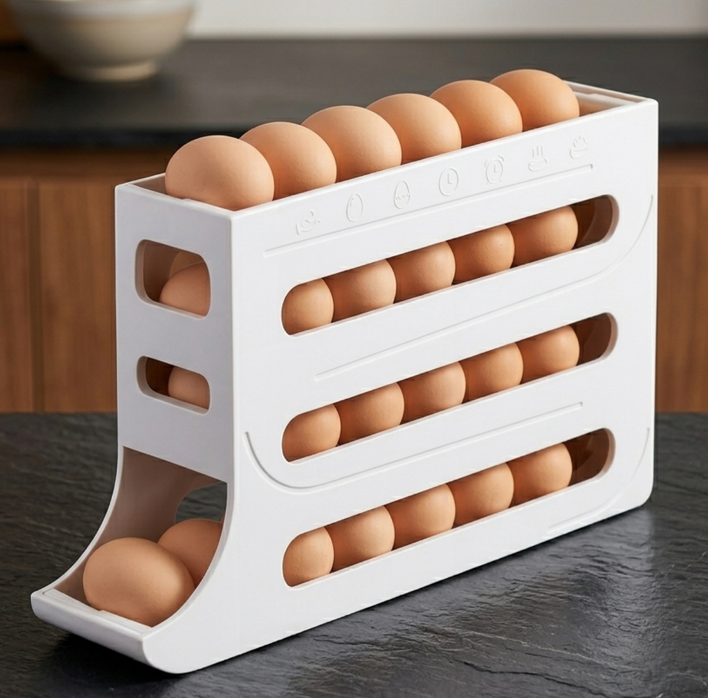 Self Dispensing Egg Holder